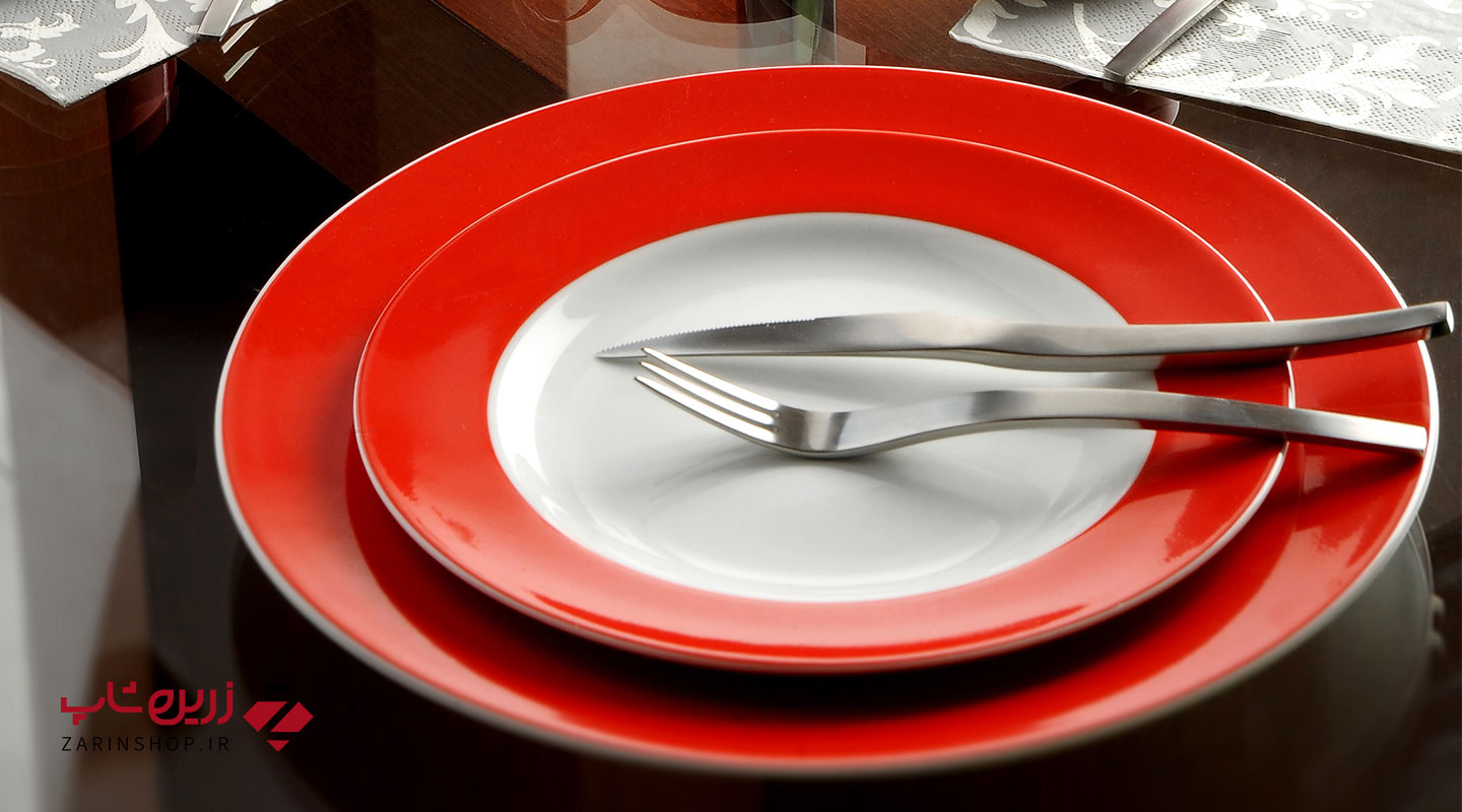 سرویس چینی 28 پارچه غذاخوری گیلاس