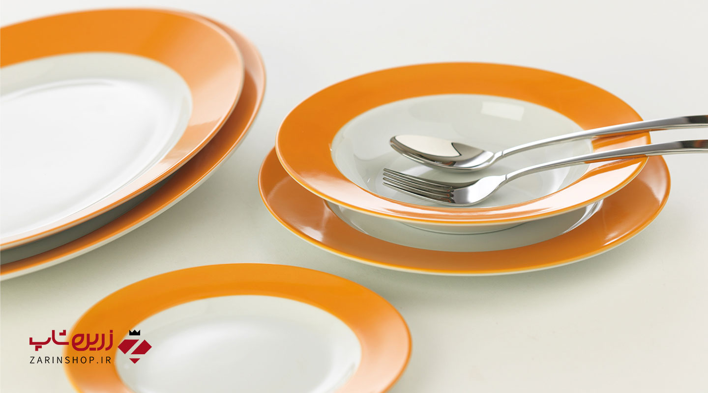سرویس چینی 28 پارچه غذاخوری نارنج