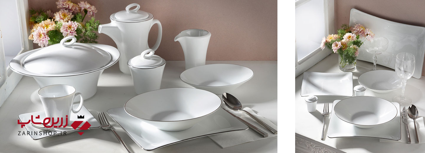 سرویس چینی 30 پارچه غذاخوری سمن