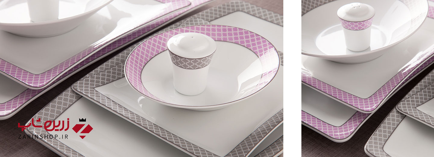 سرویس چینی 30 پارچه غذاخوری ساتین