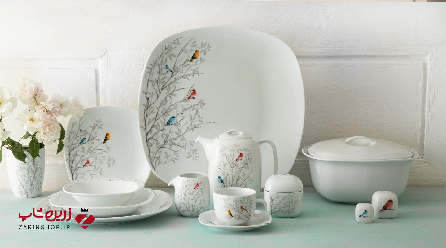 سرویس چینی 98 پارچه کامل رسپینا