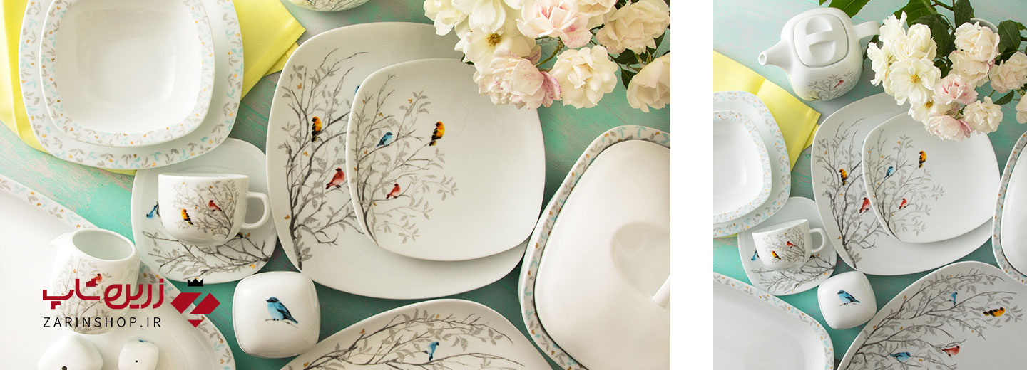 سرویس چینی 98 پارچه کامل رسپینا