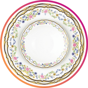 سرویس چینی 28 پارچه غذاخوری گلستان