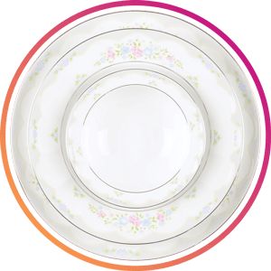 سرویس چینی 29 پارچه غذاخوری گلاریس