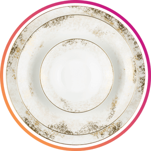 سرویس چینی 35 پارچه غذاخوری کلودیا